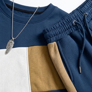 Conjunto Deportivo de Alta Calidad para Hombre, Sudadera con Capucha de Felpa de Algodón, Pantalones Deportivos Casuales, Ropa Deportiva con Logotipo Personalizado, Chándal de Invierno para Hombre, Talla Grande - Product Image 5