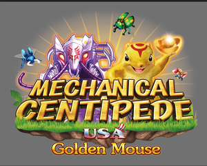 Machine de jeu de tir et de pêche Centipède Mécanique (Golden Mouse) et plateau de jeu de pêche et d'adresse pour salle de jeux - Product Image 1