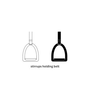 BLUHORSE Horse Nylon Stirrup Straps Heavy Duty Adjustable Chrome Plated Iron Buckle Customizable Color Size for <b>Equestrian</b> - Product Image 6
