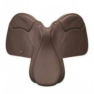 Silla de Montar Inglesa de Cuero Sintético Marrón para Caballos, para Salto Ecuestre, Entrenamiento y Equitación Profesional - Product Image 5