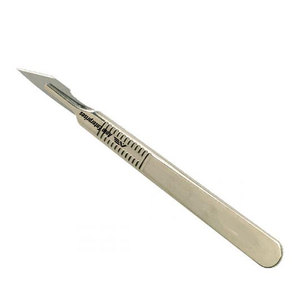 Cuchillo Quirúrgico Tipo Espada con Mango BP y 4 Hojas de Acero Inoxidable, Mango de Cuchillo Quirúrgico de Metal, Duradero, para Cirugía de Precisión - Product Image 4