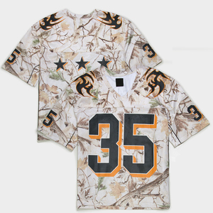 Camiseta de Fútbol de Malla con Logotipo Personalizado, Estilo Casual, Corte Cuadrado, Tallas Grandes, Secado Rápido, Transpirable, Ecológica, para Hombre, Corte Regular - Product Image 6