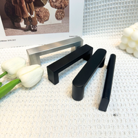 Poignées de meubles de cuisine ZERUN, poignées de tiroirs en acier inoxydable, centres de trous noirs, poignées de meubles de cuisine