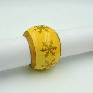 Rond de serviette en fer vert personnalisé en forme de bateau Décoration élégante de table à manger pour décor de fête Porte-serviettes parfait - Product Image 4