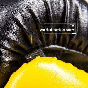 Guantes de Entrenamiento de MMA de Cuero de Última Moda, Carcasa Exterior Resistente, Espuma Interior que Absorbe la Humedad, Impermeables, Máxima Absorción de Impactos, Unisex - Product Image 5