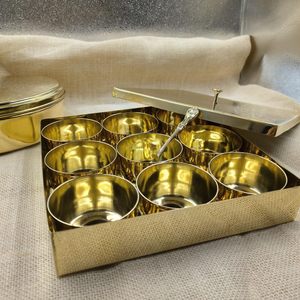 กล่องเครื่องเทศดีไซน์ทำมือพร้อมทองเหลืองกล่องเครื่องเทศโลหะทรงกลมสีสดใส - Product Image 4