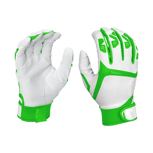 Baseball Batting Gloves Anti Slip Grip Durable Leather Palm Lightweight Gloves for Training <b>Games</b> OEM Bulk - Product Image 3