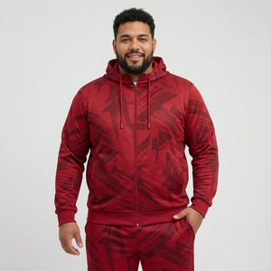 Custom Printed Plus Size Zipper Hoodie Men French Terry Hooded <b>Jacket</b> Men Casual Wear Track Hooded <b>Jacket</b> Men Zip-up Yoga Hoodie - Product Image 1