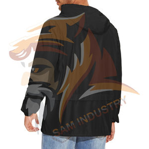 High Quality Custom Windbreaker <b>Jacket</b> with <b>Long</b> Sleeves for <b>Men</b> All Size Available Outdoor Windbreaker <b>Jacket</b> - Product Image 2