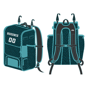 Mochila personalizada para equipo de béisbol con compartimentos para bates, zapatillas, casco y correas reforzadas para entrenamiento en equipo - Product Image 2