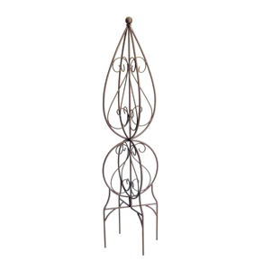 Obelisco Metálico Plegable para Jardín, Soporte para Plantas, Enrejado para Plantas Trepadoras, Flores, Enredaderas, Decoración de Jardín Exterior - Product Image 1