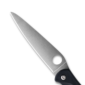 Cuchillos Plegables Premium con Mango Negro, Hoja de Acero Inoxidable con Punta Caída, Agarre Ergonómico con Orificio Redondo para el Pulgar y Bolsillo para Alambre Plateado - Product Image 5