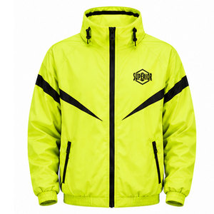 Custom Fashion Men's Windbreaker <b>Jacket</b> <b>Waterproof</b> <b>Lightweight</b> Outdoor Fitness Hiking <b>Running</b> OEM Apparel Factory - Product Image 1