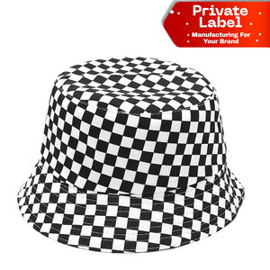 Wholesale Private Label Bucket <b>Hat</b> <b>Caps</b> Blank Team Event <b>Cap</b> Custom Screen Printing Bucket <b>Hat</b> <b>Caps</b> Premium Headwear - Product Image 1