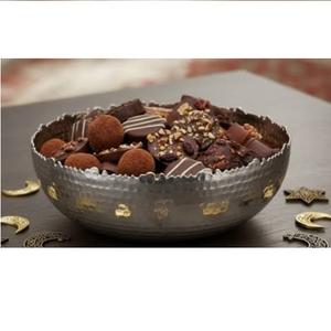 Bol de service décoratif pour bonbons et chocolats, en métal rose doré, pour hôtel, présentoir à chocolats, plateau à desserts - Product Image 3