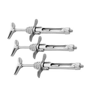 Instruments chirurgicaux dentaires en acier de qualité supérieure, seringue auto-aspirante avec source d'alimentation manuelle, seringue aspirante - Product Image 2