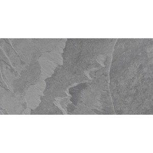 Carrelage en porcelaine effet ardoise gris foncé moderne, antidérapant, pour intérieur et extérieur, vente en gros - Product Image 3
