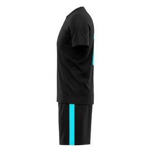 Uniforme de football sur mesure 100% polyester, impression par sublimation, respirant, uniforme d'équipe de football, nom du joueur, antibactérien, séchage rapide - Product Image 3
