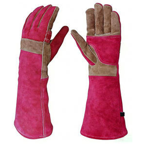 Guantes de Soldadura de Cuero con Puño Extra Largo, Absorbentes de Sudor, Resistentes al Fuego y a Salpicaduras de Metal Fundido, Personalizables para Manipulación de Metales Calientes - Product Image 1