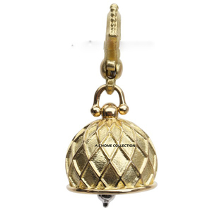 Campanas Navideñas de Aluminio Fundido en Blanco para Sublimación, Color Dorado, Diseño Nuevo, para Festividades, Año Nuevo - Product Image 1