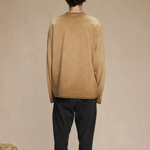 Camiseta de manga larga con diseño personalizado, impresión DTG directa a la prenda, alta calidad, 100% algodón, colores vibrantes, camiseta gráfica para hombre - Product Image 5