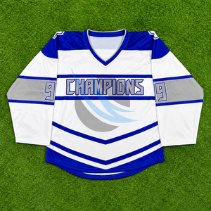 Sublimated Ice Hockey Jersey Customizable with Personalized Numbers and Logos for Teams and Leagues Practice Sessions - Product Image 1
