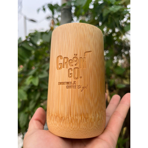 Best Seller for <b>Bamboo</b> <b>Cup</b> <b>Coffee</b>/Tea <b>Cup</b> Reusable Set 450ml Engrave Laser Logo Holding Beverage - Product Image 1