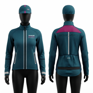 Chaqueta de Ciclismo Unisex con Capucha, 330 Gramos, Forro Polar de Poliéster Premium, Bolsillos, Secado Rápido, Impermeable y Ecológica - Product Image 1
