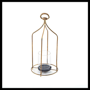 Portavelas de metal sofisticado y ecológico para decoración interior de primera calidad, creando una atmósfera refinada con un acabado artístico. - Product Image 3