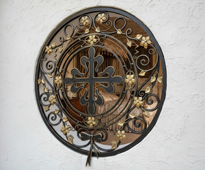 Fenêtres fixes antivol en fer forgé français KHP, motifs artisanaux, acier galvanisé de haute qualité pour les maisons résidentielles, les hôtels - Product Image 4