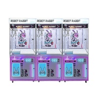 Machine de jeu d'arcade à griffes pour un joueur, modèle pour centre commercial, distributeur automatique libre-service sans personnel, machine à attraper les jouets et poupées