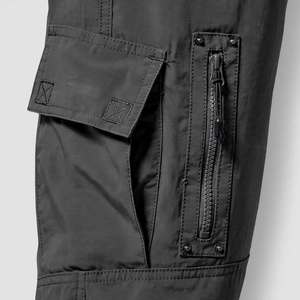 Pantalon cargo pour homme, coupe classique, poids moyen, polyester et coton, couleur unie, style utilitaire, séchage rapide, pour le printemps - Product Image 6