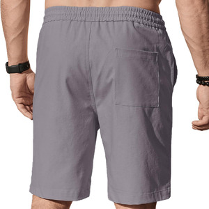 Shorts personnalisés pour hommes 100% coton, design vintage délavé à l'acide, appliqué brodé, streetwear, joggers décontractés pour hommes - Product Image 2