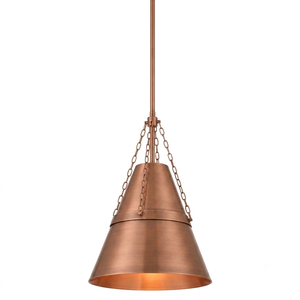 Lámpara Colgante de Metal Negra, Tamaño Grande, E26 LED, para Interior, Diseño Montado en el Techo, Hecha a Mano - Product Image 4