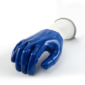Nitrile 10mil Anti-Chemical Protective Work <b>Gloves</b> Durable Palm Coverage Breathable Comfort <b>Moisture</b>-Wicking Reliable Traction - Product Image 5