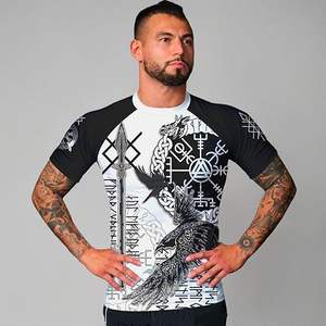 Traje de Baño Unisex 2026, Largo, de Spandex, Liso, con Protección UV, Personalizable por Sublimación, Manga Corta, Compresión MMA para Adultos - Product Image 1