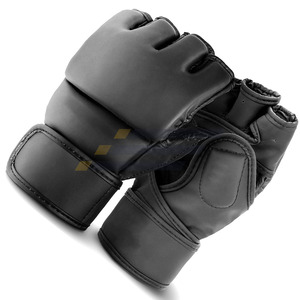 ถุงมือ MMA รุ่นใหม่ล่าสุด สีดำล้วน คุณภาพสูง สำหรับฝึกซ้อมมวย จากผู้จัดจำหน่ายชั้นนำ - Product Image 2