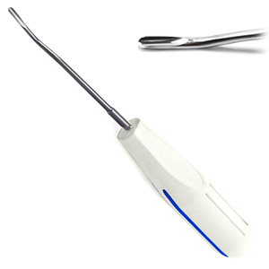 เครื่องมือถอนฟันแบบไม่ทำลายรากฟัน Luxating Dental Elevators พร้อมด้ามจับสีสันต่างกันและปลายทำจากสแตนเลสสตีล อุปกรณ์ผ่าตัด - Product Image 4