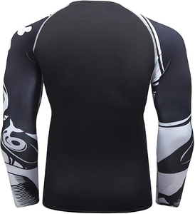 Camiseta de Compresión Unisex de Alta Elasticidad con Gráficos, Protección UPF+50, Ropa de Natación, Logotipo Personalizado, Secado Rápido, Rendimiento en Entrenamiento - Product Image 2