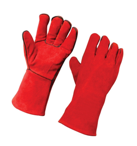 TIG MIG Welding Goatskin Fleece Lined Breathable/Comfortable Straight Thumb Anti-Smash Molten Metal Splash Test <b>Type</b> High <b>Gloves</b> - Product Image 6