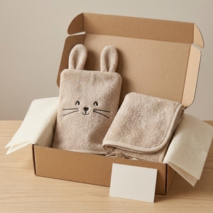 Guante de Lavado Bordado con Diseño de Animales, Paño de Felpa Suave para Baño de Bebés, Ideal para Boutiques, Tiendas de Regalos, Guarderías y Surtidos de Artículos para Bebés - Product Image 4