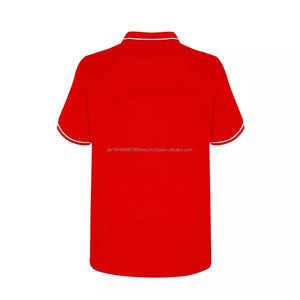Polo d'été tendance pour homme, couleur unie, grande taille, manches courtes, brodé, col rabattable, anti-boulochage, pour le commerce international - Product Image 6
