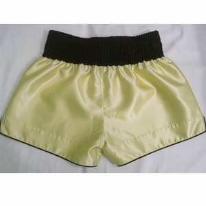 Muay Thai Boxing Shorts Men High Quality LOGO Breathable Light Weight Anti Wrinkle 4 Inch Inseam 100% Polyester - Product Image 3