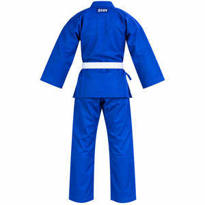 Custom Blue BJJ Gi Adult Brazilian Jiu Jitsu Uniform Reinforced <b>Kimono</b> <b>Jacket</b> Pants Set for Training Competition Martial Arts - Product Image 2