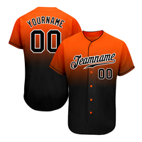 Maillot de baseball homme personnalisé à sublimation motif palmier, manches courtes, boutons intégraux, style tropical, pour équipes sportives