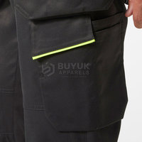 Pantalon de travail robuste pour les artisans, les mécaniciens et les ouvriers du bâtiment, multi-poches, respirant, renforcé, pour l'extérieur