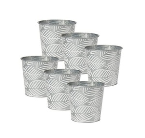 Pot de fleurs en métal résistant à la corrosion pour jardin extérieur, patio, à suspendre, utilisable par tous les temps - Product Image 2