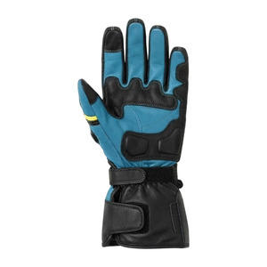 Gants de course en cuir à doigts entiers, antidérapants, avec fermeture auto-agrippante, respirants, pour la conduite en extérieur, universels pour homme - Product Image 3