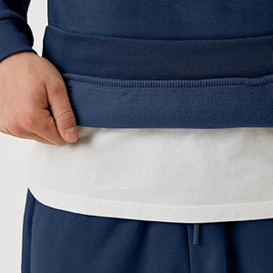 Ensemble de survêtement de sport personnalisé pour homme, veste et pantalon décontractés, 100% coton - Product Image 6