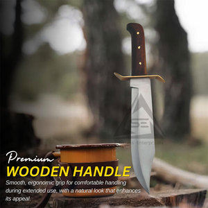 Couteaux Bowie en Acier Inoxydable avec Manche en Bois, Qualité DIY, Personnalisables OEM, Vente en Gros par Fabricant de Premier Plan - Haute Qualité, Prix Raisonnable - Product Image 5